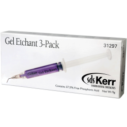Etching Gel, 37.5% Phosphoric Acid, Syringe Kit, 3 g, Purple, 3/Pk, 31297 - Frontier Dental Supply