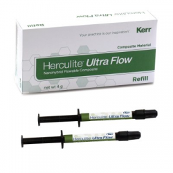 Herculite Ultra Flow Flowable, Syringe Refill, 2 g, A3, 2/Pk - Frontier Dental Supply