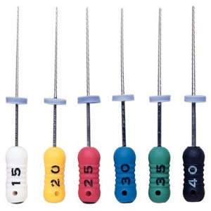 Hedstrom Files, Stainless Steel, 25 mm, # 15-40, Assorted, 6/Pk, 9053441