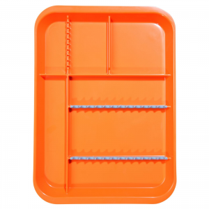 B-Lok Divided Setup Tray, Vibrant Orange, 1/Pk, 20Z451Q