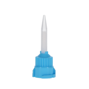 Mixpac Temporary Crown & Bridge Material, T-Style Mixing Tips, Short, Light Blue, 50/Pk, MTLB-T