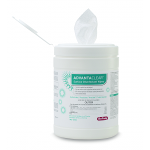 AdvantaClear Surface Disinfectant Wipes Flat Pack, 6" x 6.75", 160 Wipes/Pk, IMS-2160