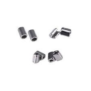 Round Tube Crimpable Stops  (10pcs)