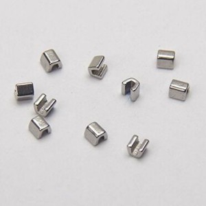 Rectangle Crimpable Stops  (10pcs)