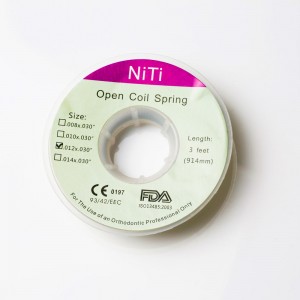 NiTi Open Coil Spring Roll (ea)