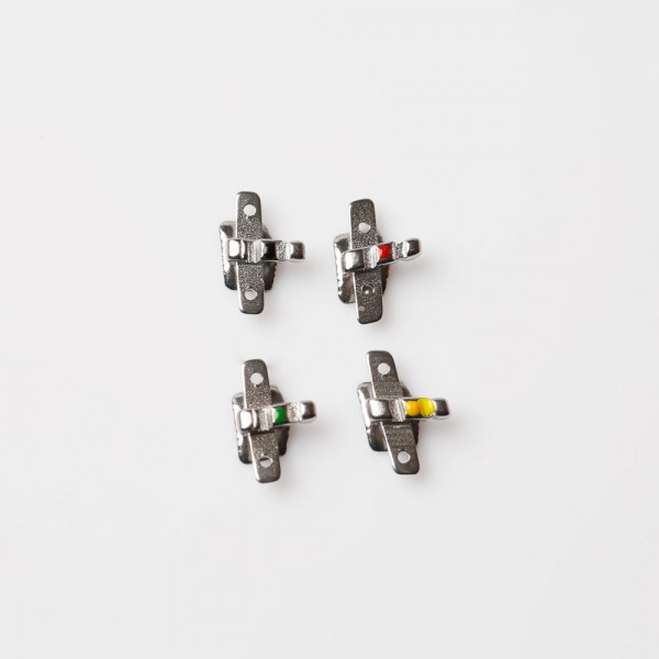 thumbnail image 2 of 5XDental Orthodontic Alexander Brackets – Roth 018 .345 With Hooks – FDA CE Certified (Lot) 2 of 3