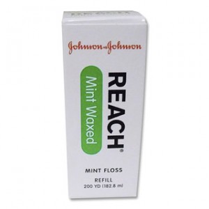 J&J Reach Dental Floss- Professional Size Waxed (200yd roll)