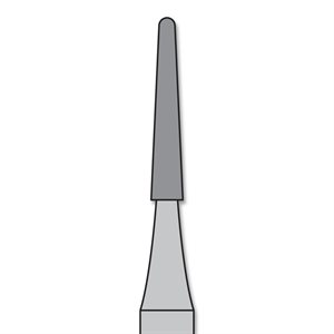 Carbide Burs T&F FG #7664 12 Round End Taper (5 pack)
