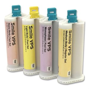 Smile VPS Mat'l LB, Yellow - Unflav'd - 50ml Ct. (4)