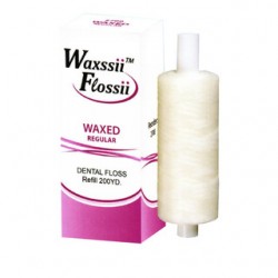 Waxssii Flossii Dental Floss Waxed (200 yds) - iSmile Dental Products, Inc.