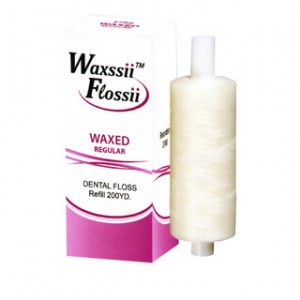 Waxssii Flossii Dental Floss Waxed (200 yds)