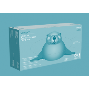 Ventyv Otter General Purpose Blue Nitrile Gloves