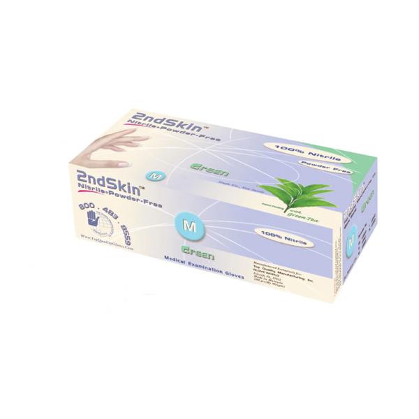 Top Quality Green Nitrile Second Skin Gloves