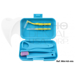 Professional Orthodontic Dental Cleaning Kit – Portable Oral Care Set with Travel Case Mini-kit-mix - Orthodentalusa Corp.