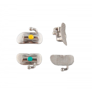 Luxe 1st Molar Bondable Single Non-Convertible Buccal Tubes ROTH .018'' - 4pcs/bag Sandblasted