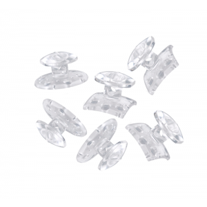Clear Buttons Bondable 10 pcs