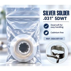 Orthodontic Silver Solder Wire .031" (0.8 mm) – 5 DWT – Dead Soft – Cadmium Free - Orthodentalusa Corp.