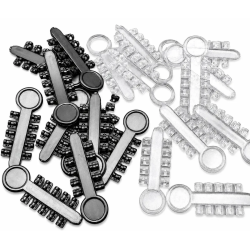 ROTATOR ELASTIC Crystal and Gray Orthodontic wedges - Orthodentalusa Corp.