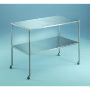 36" Howard Model Instrument Table w/Guardrail