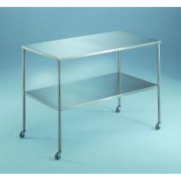 36" Howard Model Instrument Table w/Guardrail