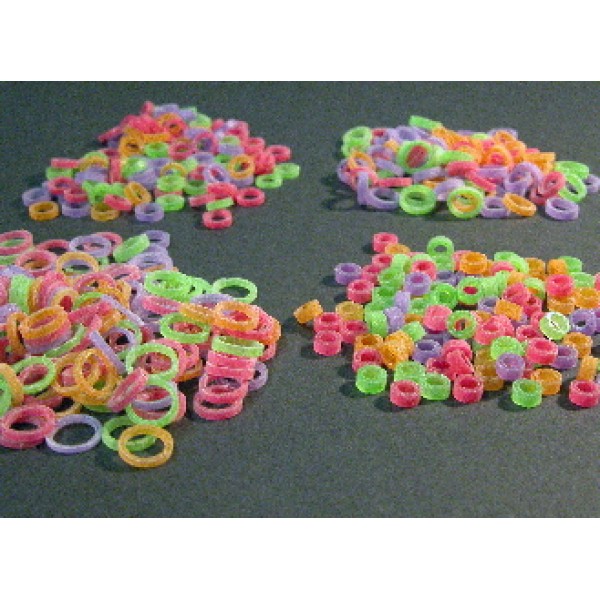 Elastics Intraoral Neon (NON-LATEX) (5000 elastics)