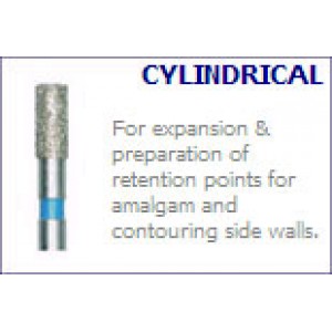 Burs 109 - Flat-End Cylinder (Short) (pack 10)