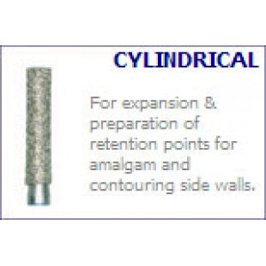 Burs 111 - Flat-End Cylinder (Long)