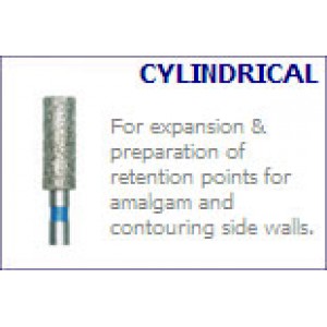 Burs 110 - Flat-End Cylinder (Medium)
