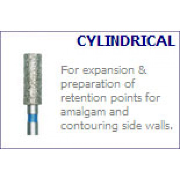 Burs 110 - Flat-End Cylinder (Medium)