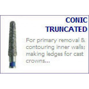 Burs 198 - Round-End Taper (Medium)