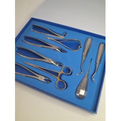 Set of 9 Dental Extraction Forcep - Tamsco