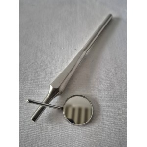 Deluxe dental mirror handle