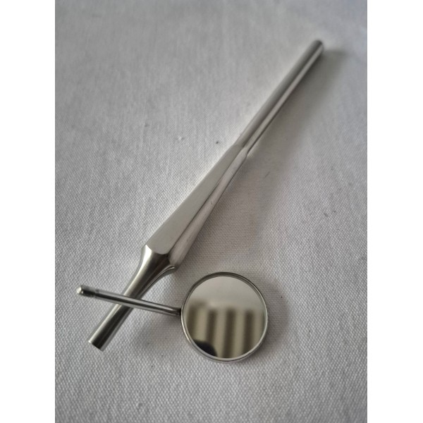 Deluxe dental mirror handle