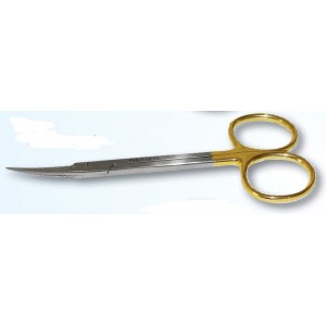 Iris scissor 4.5" Curved