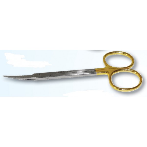 Iris scissor 4.5" Curved
