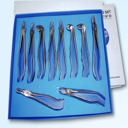 Dental Extracting Forceps set of 10 - Tamsco