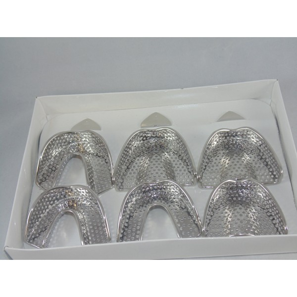 Impression Tray Set of 6, Perforated