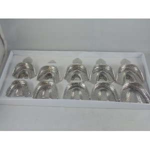 Impression Tray Set of 10, Perforated