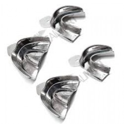 Set of 4 Impression Trays (M,L) Solid - 2 Upper & 2 Lower - Tamsco