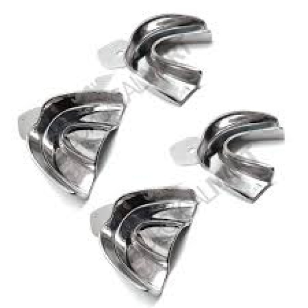 Set of 4 Impression Trays (M,L) Solid - 2 Upper & 2 Lower