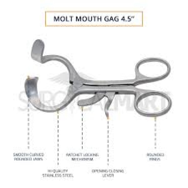Molt Mouth Gag (Infant, child or adult)