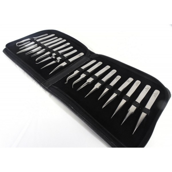 Complete Precision Tweezer Set (18) from USA
