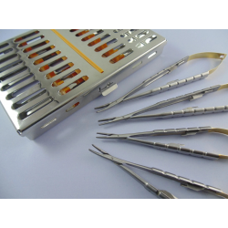 Castroviejo Needle Holders set of 4, Tungsten Carbide - Tamsco