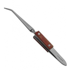 Cross Action, Insulated Handles 6" bent tweezers - Tamsco