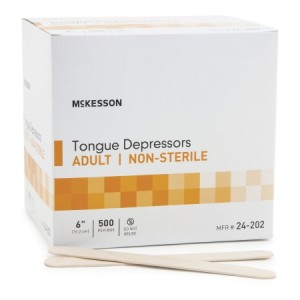Blade Tongue Depressor - McKesson 6 Inch Length, Wood