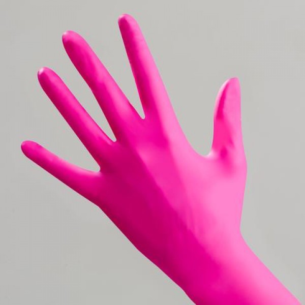 Pink Posi-Prene Gloves, Powder and Latex-Free - 100pcs/box
