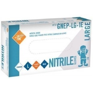 Safety Zone GNEP-1E 3 Mil Blue Nitrile Gloves