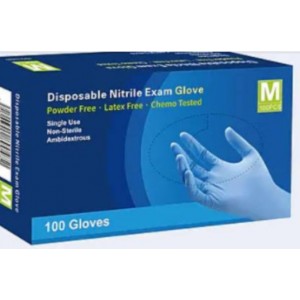 Nitrile Exam Gloves - 100pcs/box, 10 boxes/case