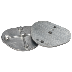 8580 Metal Mounting Plates, Standard (1 Pair)