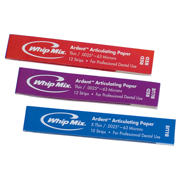 Ardent™ Articulating Paper - Premium Thin Blue, 140 Strips, 88 microns (0.0035")